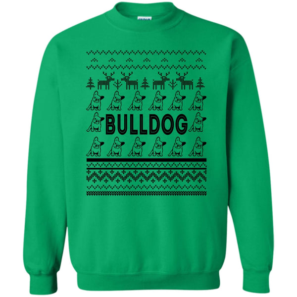 Dog Merry Christmas T Shirt, Bulldog Sweatshirt