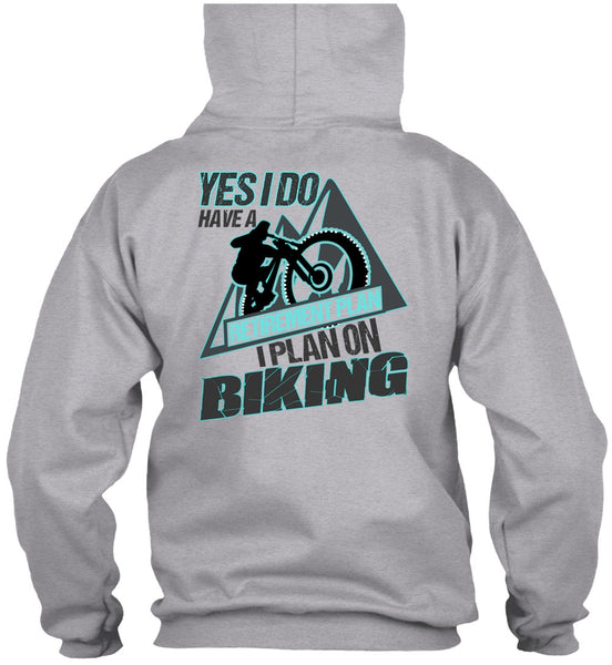 I Plan On Biking T Shirt, I Love Biker T Shirt