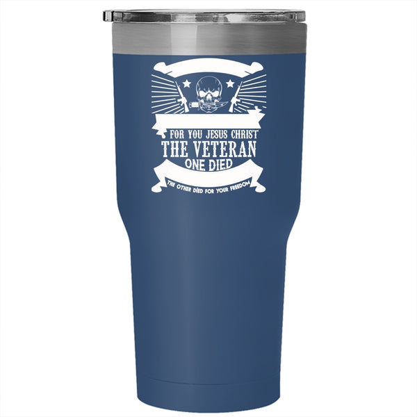 Cool Veteran Tumbler 30 oz Stainless Steel, Perfect Gift For Veterans Day Travel Mug