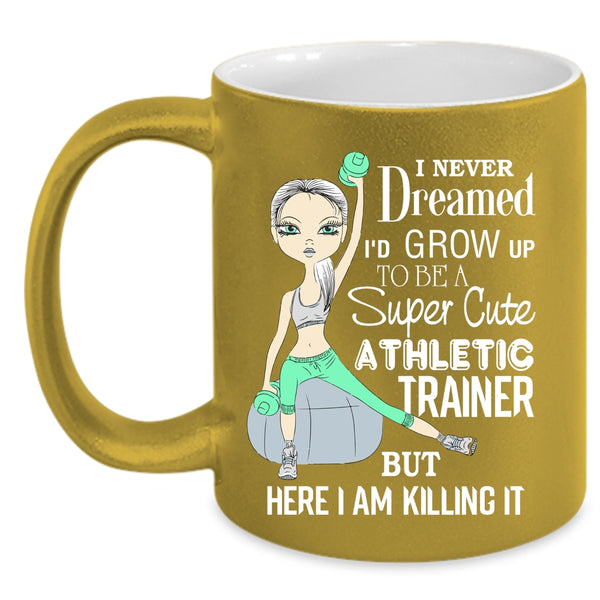 I'd Grow Up To Be A Cute Athletic Trainer Coffee Mug, Cute Athletic Trainer Coffee Cup