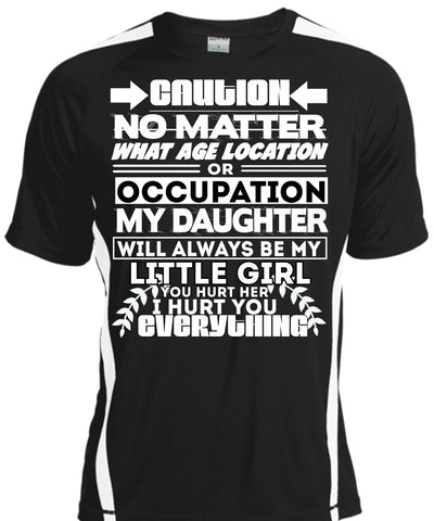 A black t-shirt with the shopify logo