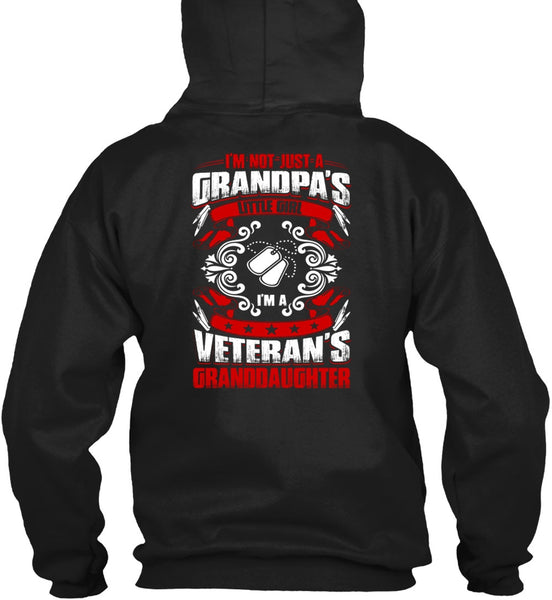 Grandpa's Little Girl T Shirt, I'm A Veteran's Granddaughter T Shirt