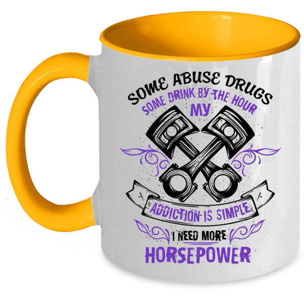Cool Mechanics Coffee Mug, I Need More Horsepower Accent Mug