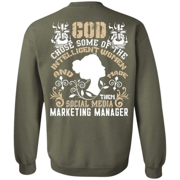 Intelligent Women T Shirt, I Love Manager Sweatshirt