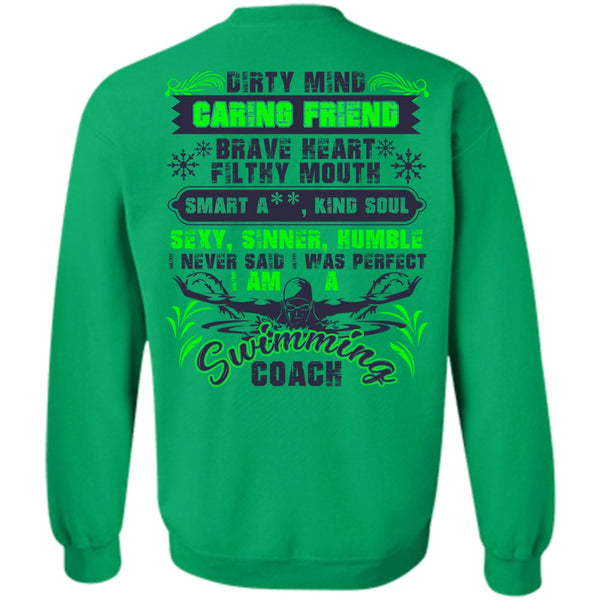 I Love Swimming T Shirt, I Am A Swimming Coach Sweatshirt