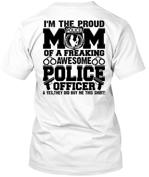 A black t-shirt with the shopify logo