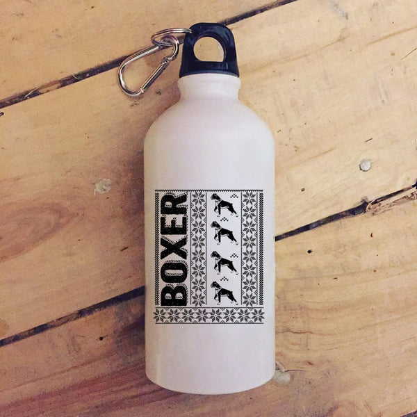 Cute Boxer 20 oz Stainless Steel Bottle,Christmas Gift For Daughter Outdoor Sports Water Bottle