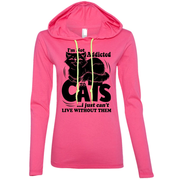 I'm Not Addicted To Cats T Shirt, I Love My Cat T Shirt, Awesome T-Shirts