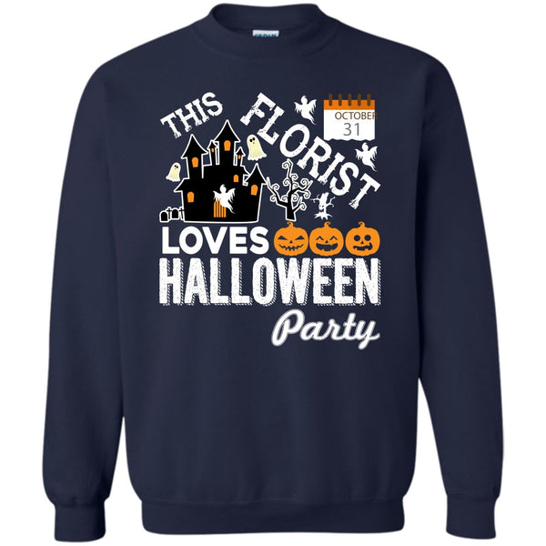 This Florist Love Halloween Party T Shirt, Cool Florist Sweatshirt