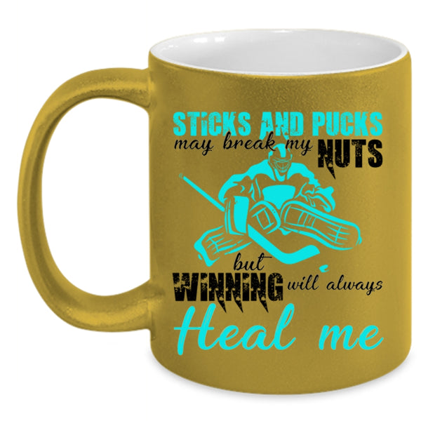 Awesome Hockey Player Coffee Mug, Cool Hockey Accent Mug