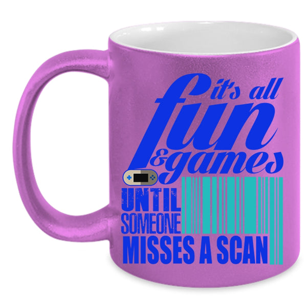 I Love Games Coffee Mug, It's All Fun And Games Accent Mug