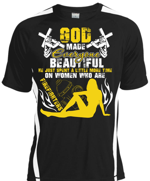 A black t-shirt with the shopify logo