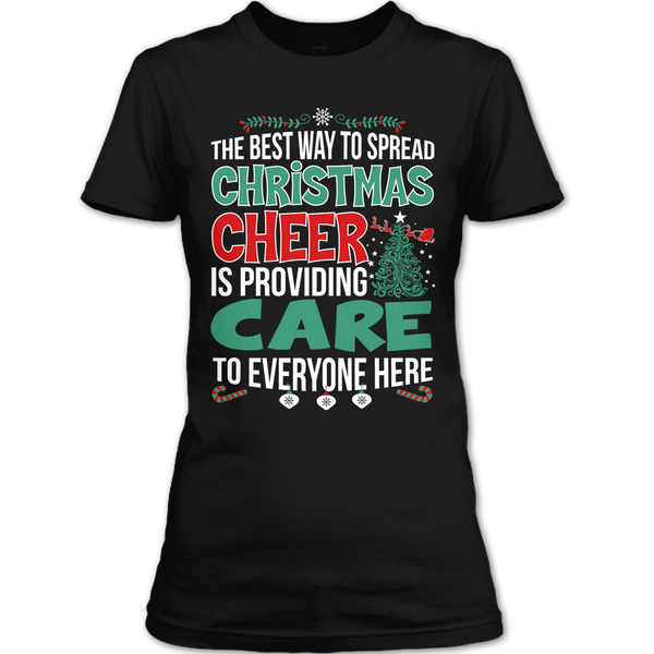 A black t-shirt with the shopify logo