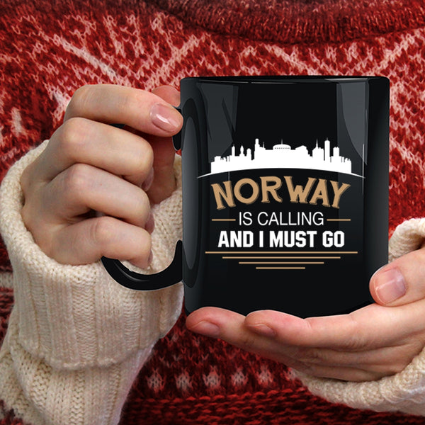 Norway Is Caling And I Must go Coffee Mug, Cool Norway Coffee Cup