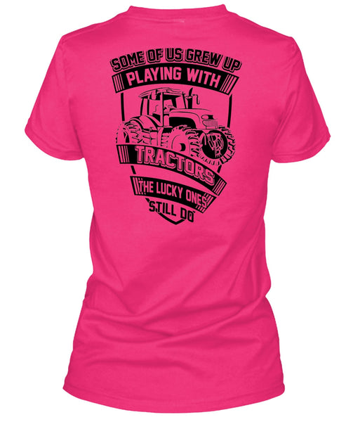 Playing With Tractors T Shirt, I Love Trucking T Shirt
