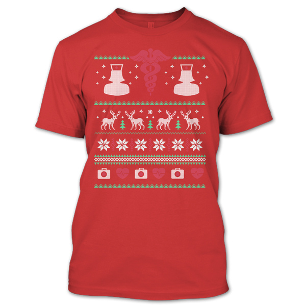 A black t-shirt with the shopify logo