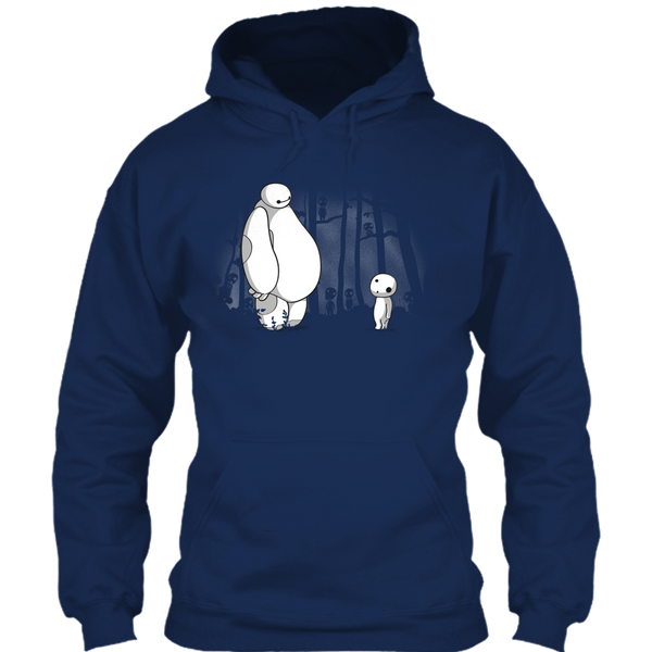 A black t-shirt with the shopify logo