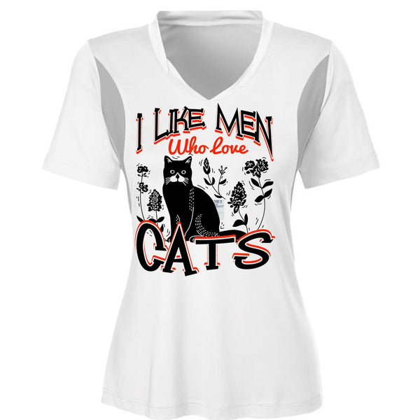 I Like Men Who Love Cats T Shirt, I Love Cats T Shirt, Awesome T-Shirts