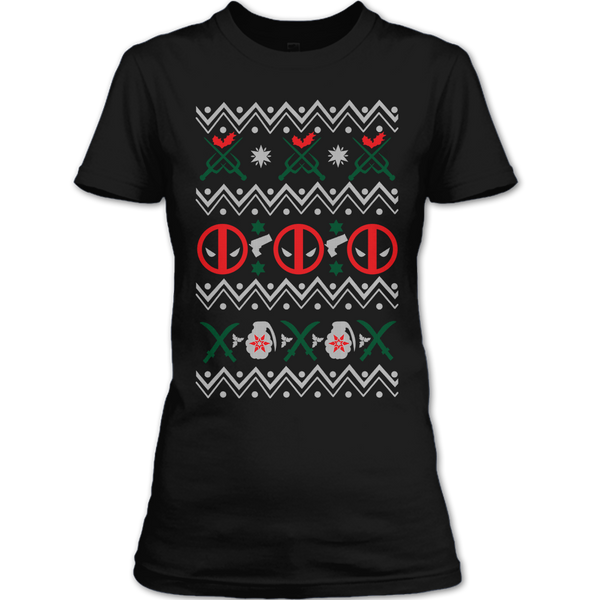 A black t-shirt with the shopify logo