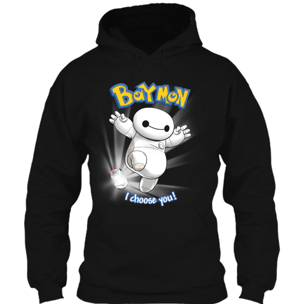 A black t-shirt with the shopify logo