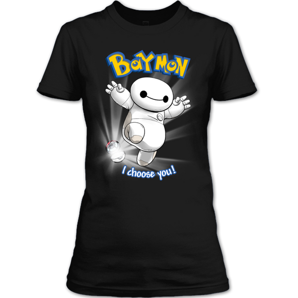 A black t-shirt with the shopify logo