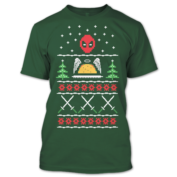 A black t-shirt with the shopify logo