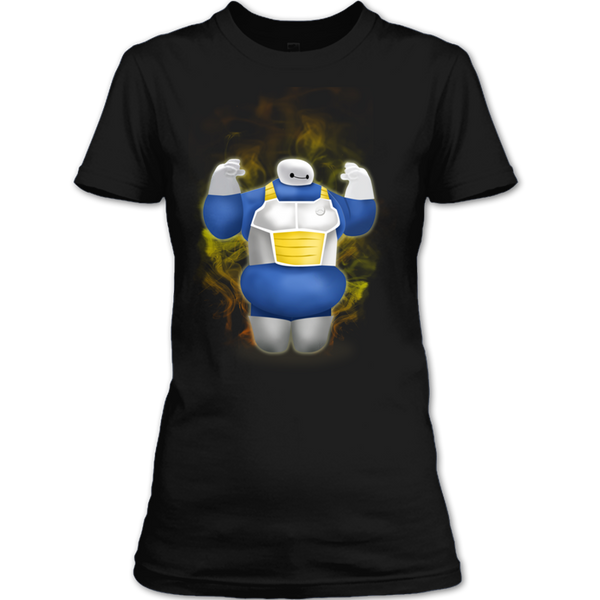 A black t-shirt with the shopify logo