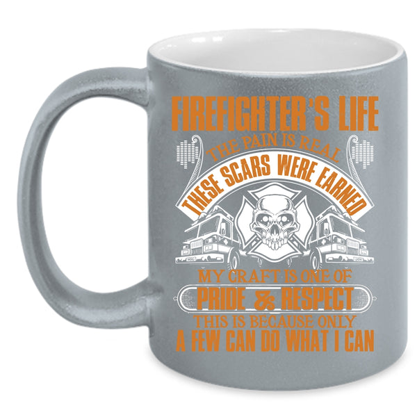 Firefighter's Life Coffee Mug, Awesome Gift For Firefighter Coffee Cup