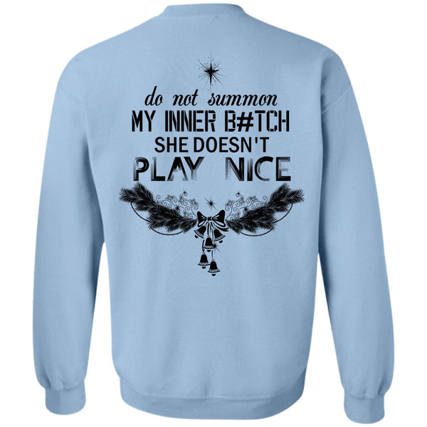 This Girl Loves Christmas T Shirt, Do Not Summon My Inner Sweatshirt