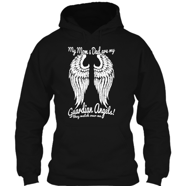 A black t-shirt with the shopify logo