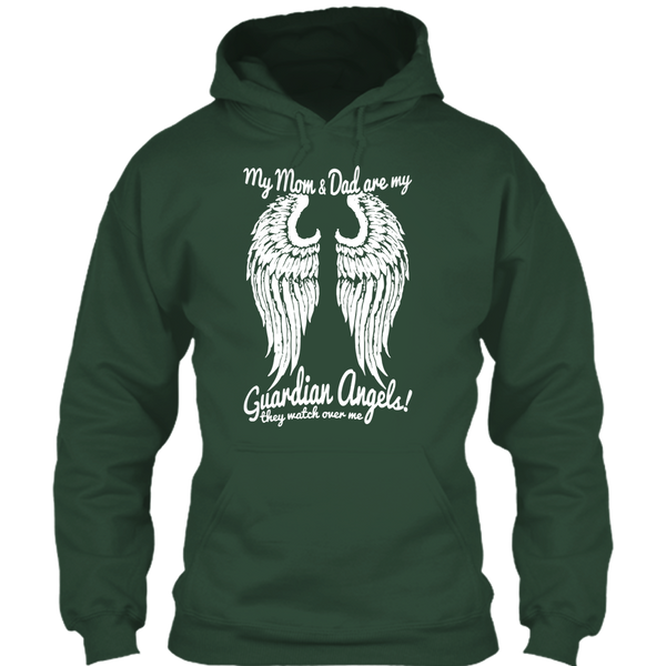 A black t-shirt with the shopify logo