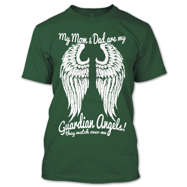 A black t-shirt with the shopify logo