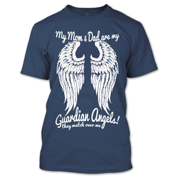 A black t-shirt with the shopify logo