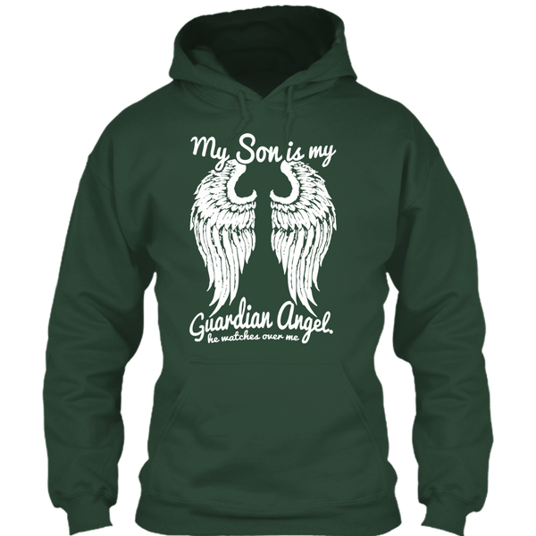 A black t-shirt with the shopify logo