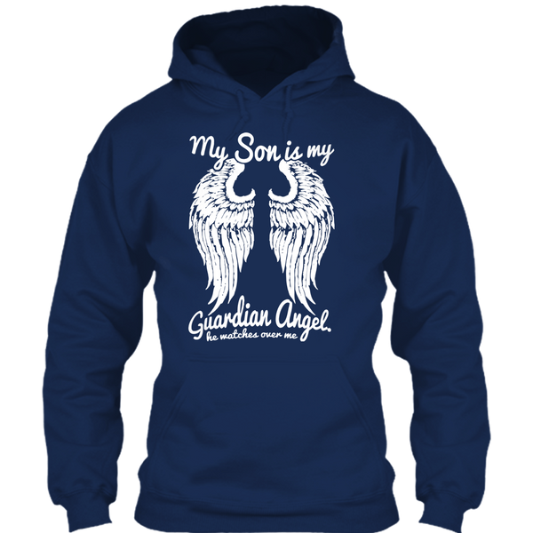 A black t-shirt with the shopify logo