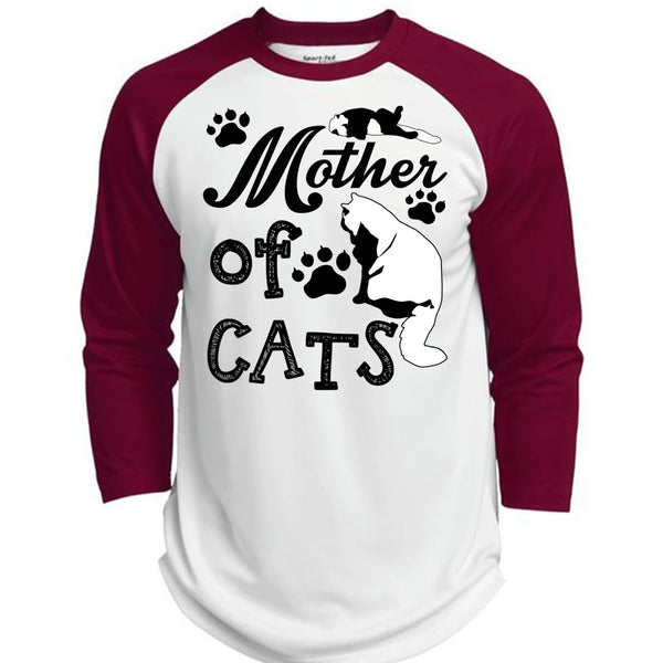 Mother Of Cats T Shirt, I Love My Cat T Shirt, Awesome T-Shirts  (Polyester Game Baseball Jersey)