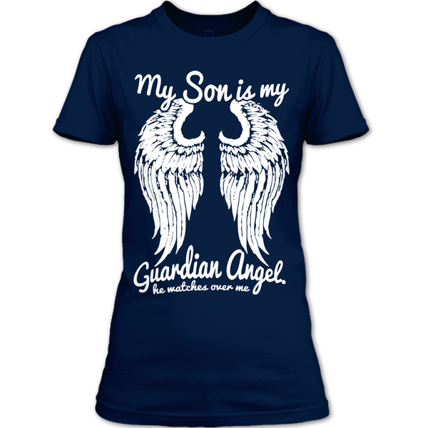 A black t-shirt with the shopify logo