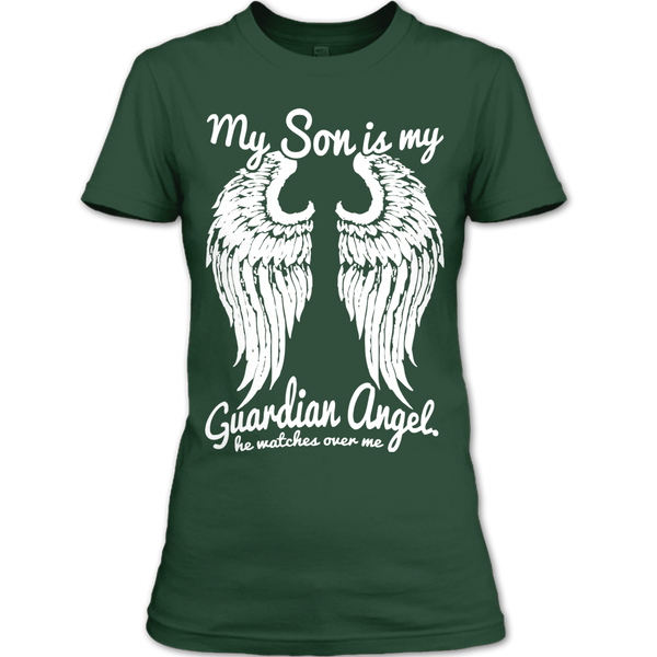 A black t-shirt with the shopify logo