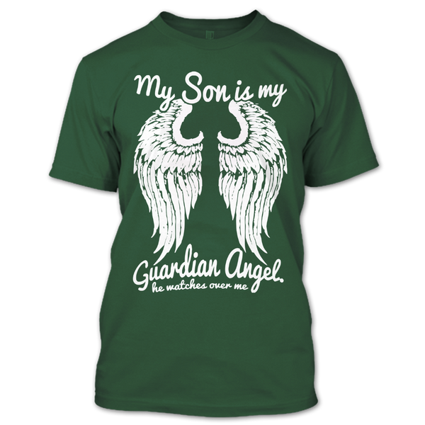 A black t-shirt with the shopify logo