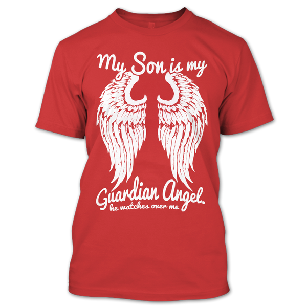 A black t-shirt with the shopify logo