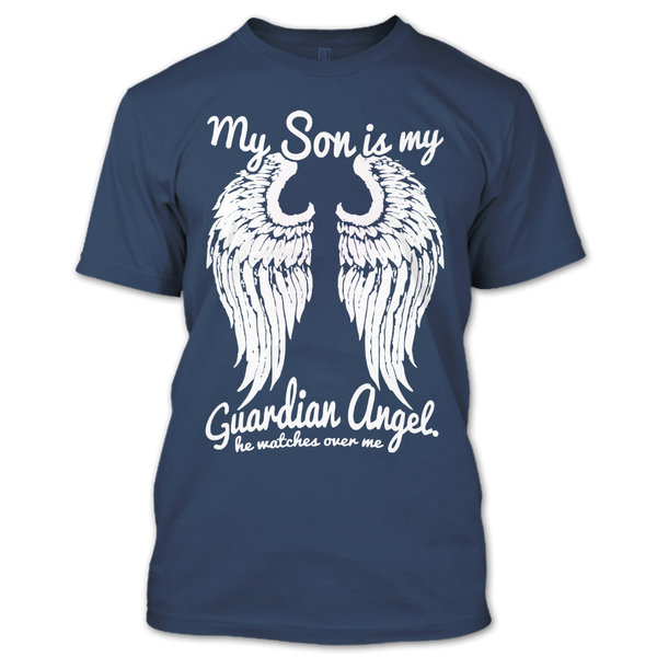 A black t-shirt with the shopify logo