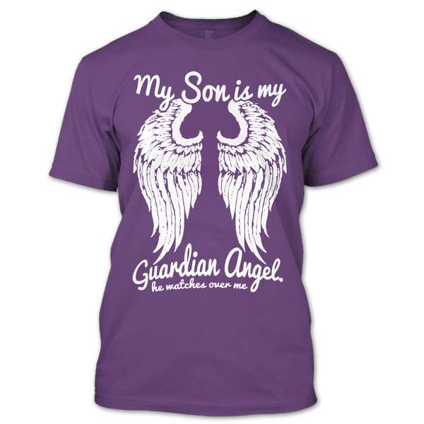 A black t-shirt with the shopify logo