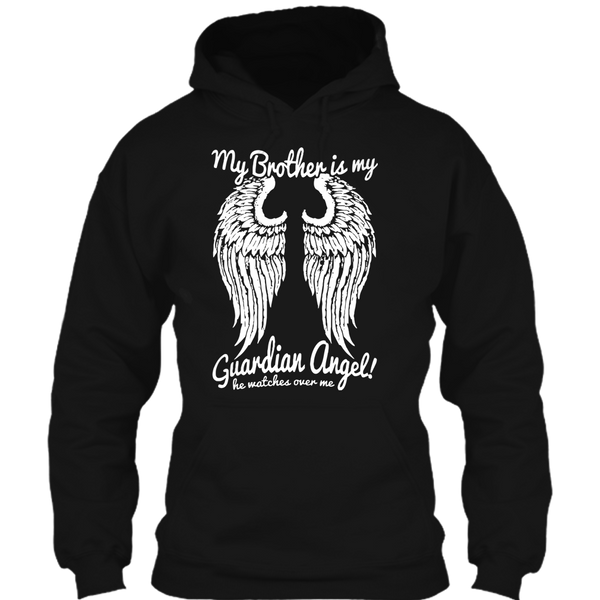 A black t-shirt with the shopify logo