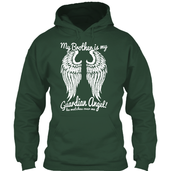 A black t-shirt with the shopify logo