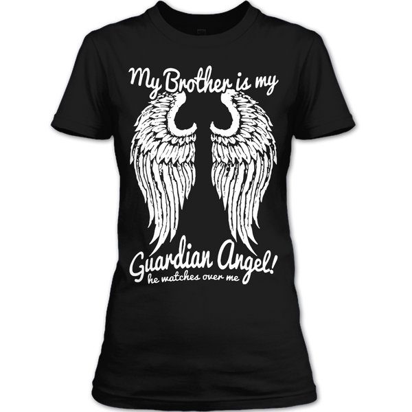 A black t-shirt with the shopify logo