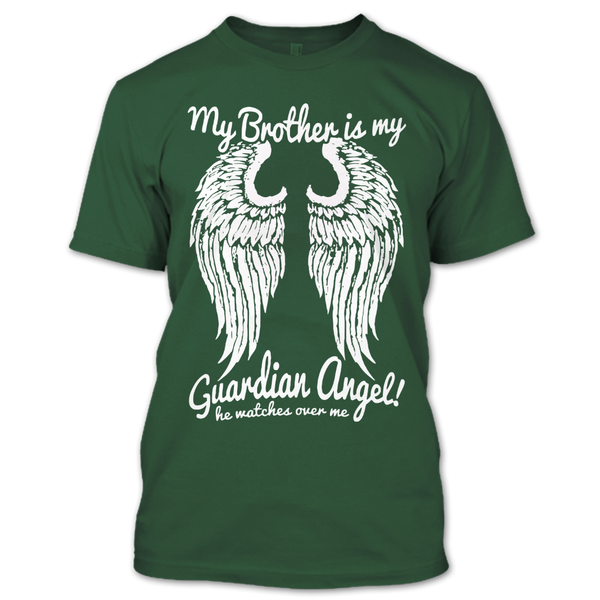 A black t-shirt with the shopify logo