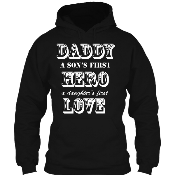 A black t-shirt with the shopify logo