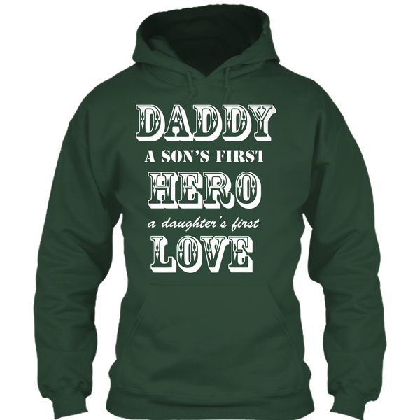 A black t-shirt with the shopify logo