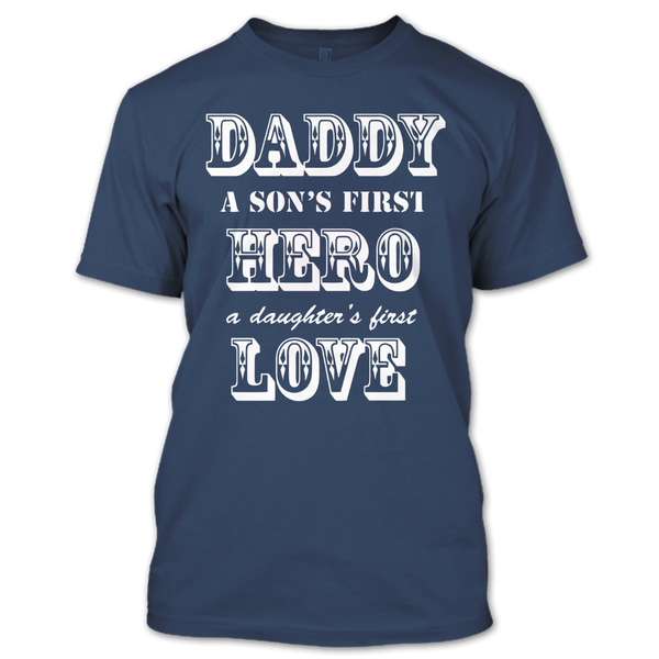 A black t-shirt with the shopify logo