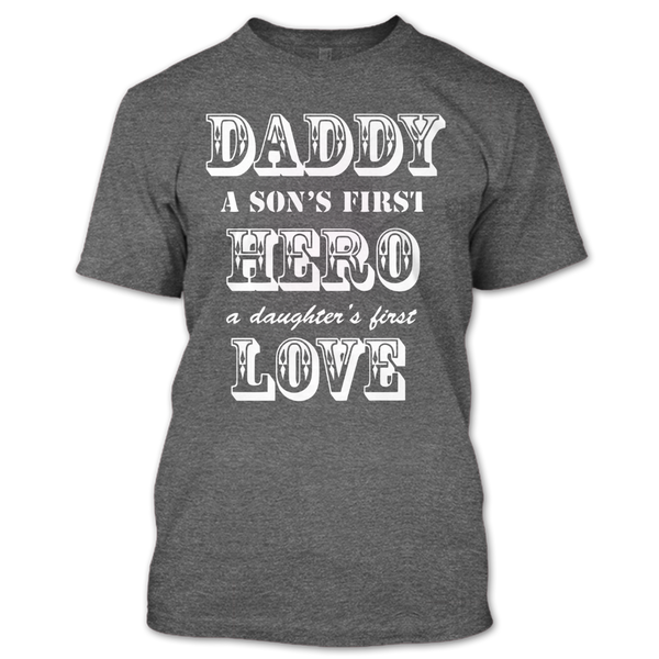 A black t-shirt with the shopify logo